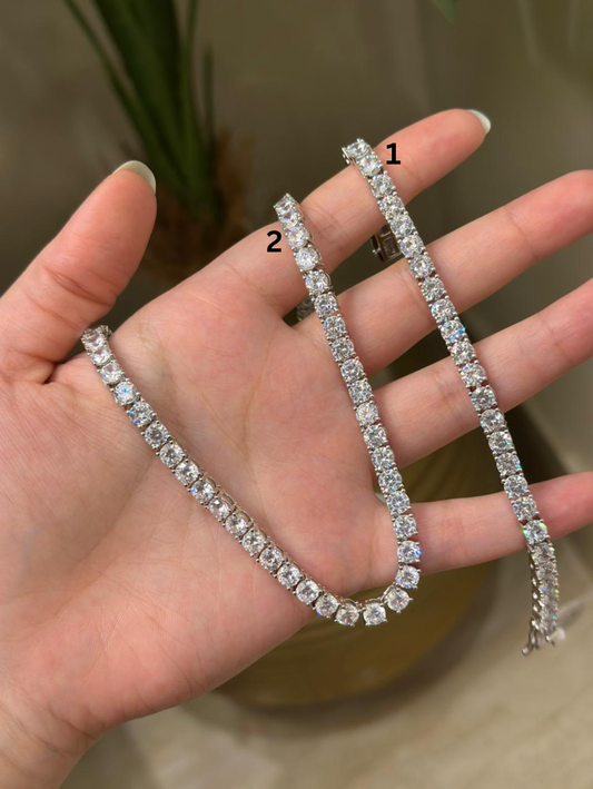 Bracelet 1 and Necklace 2
