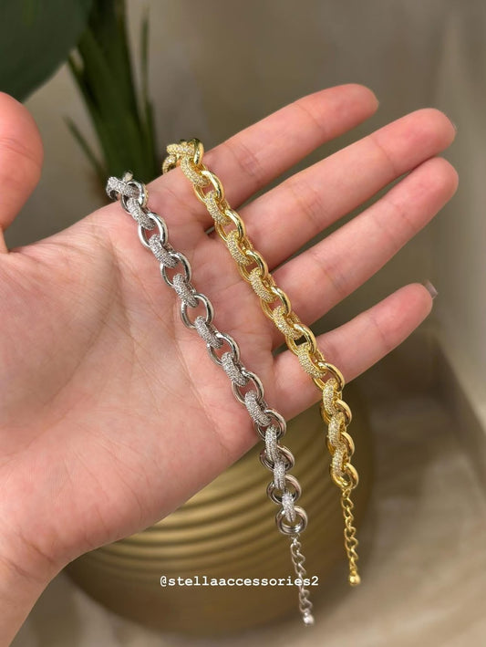 Bracelet Gold and Silver