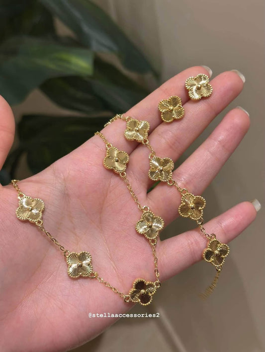 Earrings and Necklace