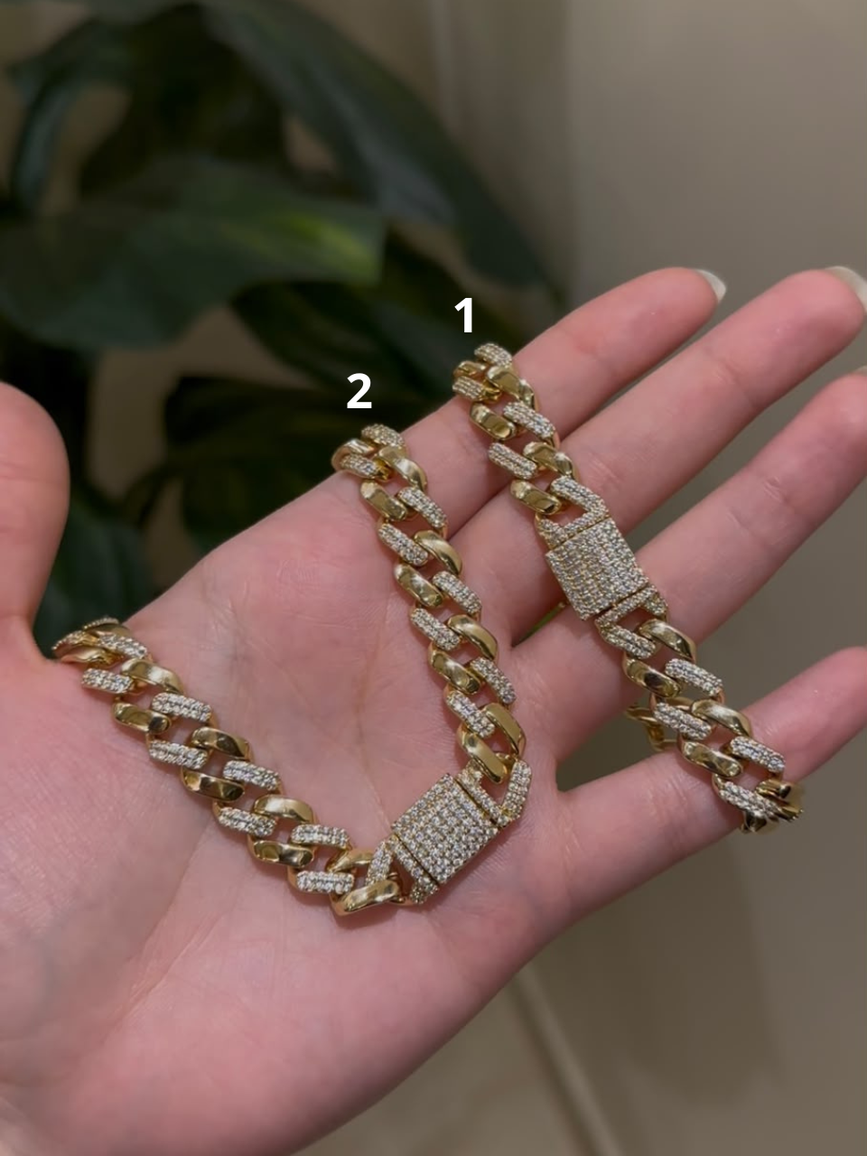 Necklace 1 and Bracelet 2