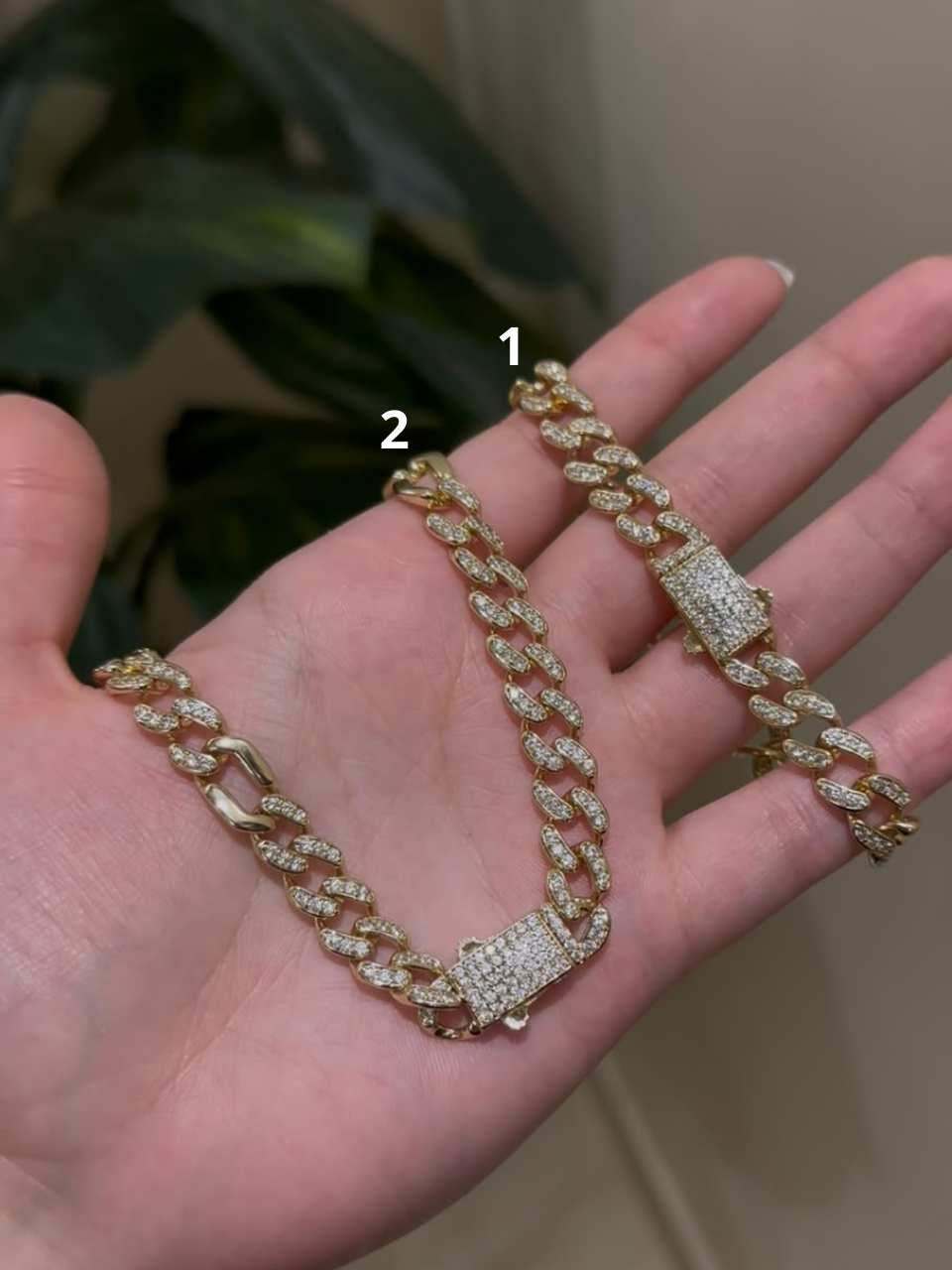 Necklace 1 and Bracelet 2