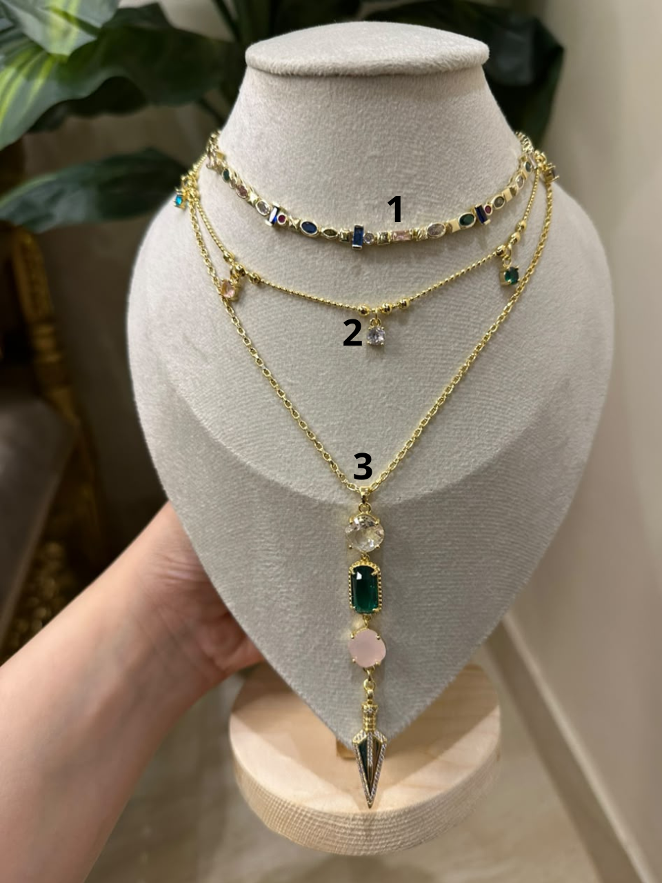 Necklace designs 1 2 3